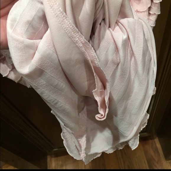 Xhilaration ruffled mesh pale pink and ivory mini skirt xlarge - Picture 2 of 3